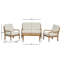 Table basse d'extérieur Acacia Classic, finition naturelle