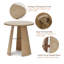 Table d'appoint ronde Bentwood-366868491