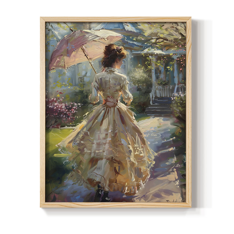 Reproduction encadrée WOMEN Series DCXC III - bois massif, Naturel, H 11 po x l 9 po