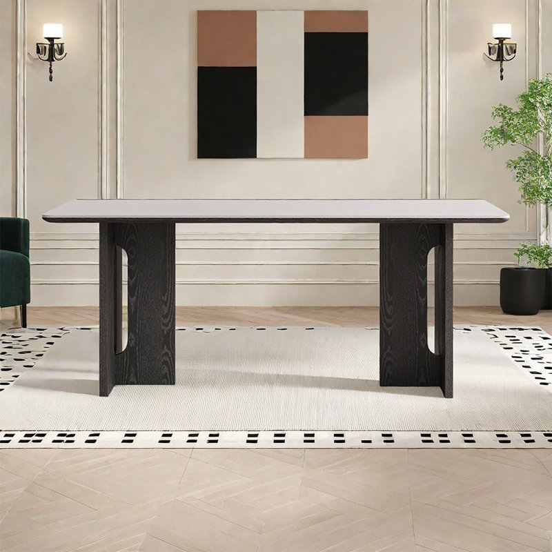 Table de salle à manger Rhion, H 29,5 po x L 59 po x l 31,5 po