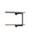 Space Wall Rack In Antique Oak & Sandy Gray - 2 Tier Shelves, Metal Tube, Mixed Material Style, Easy Installation, Versatile For Different Rooms Storage Unit 2 Shelf Items, Build, Aesthetic, Simple