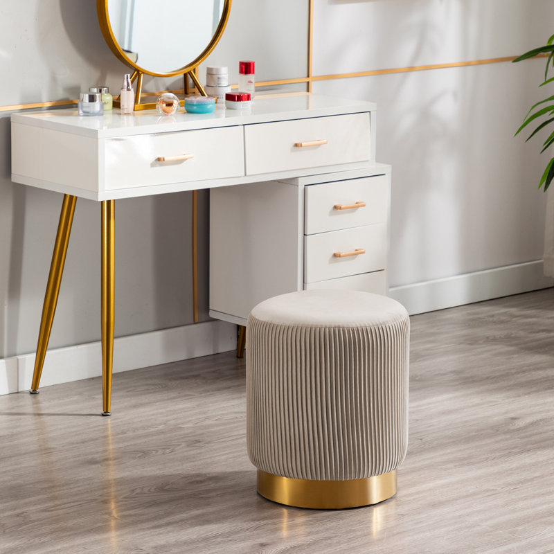 Ceilia Footstool, Khaki