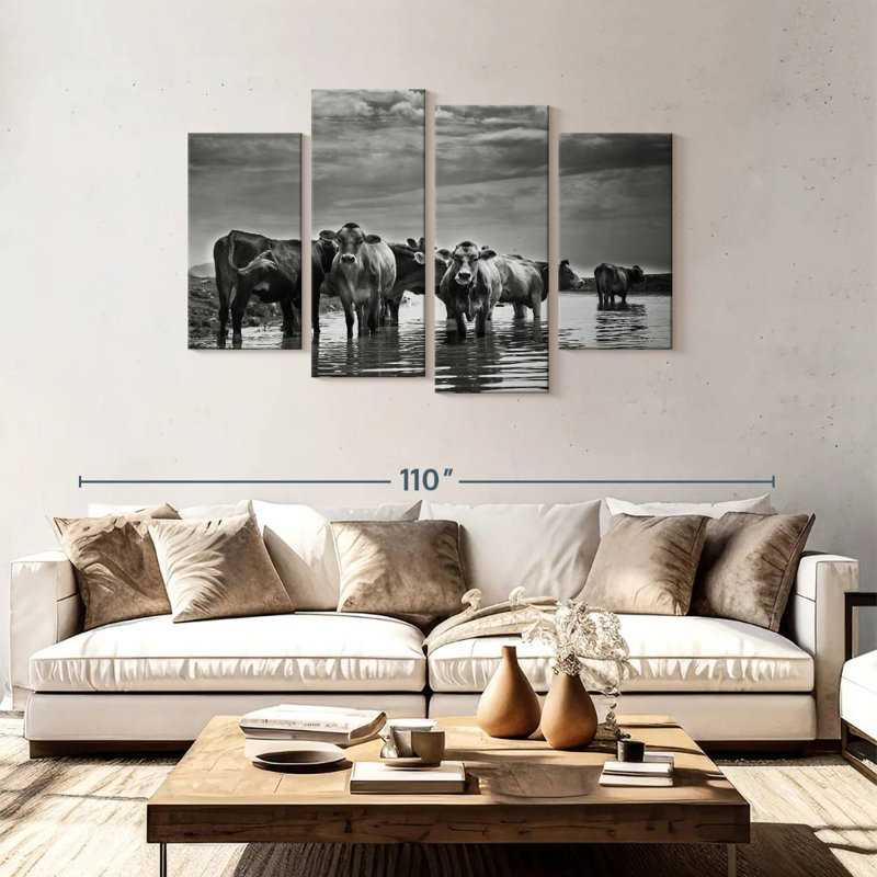 Brampt In The River, 48" H x 75" W