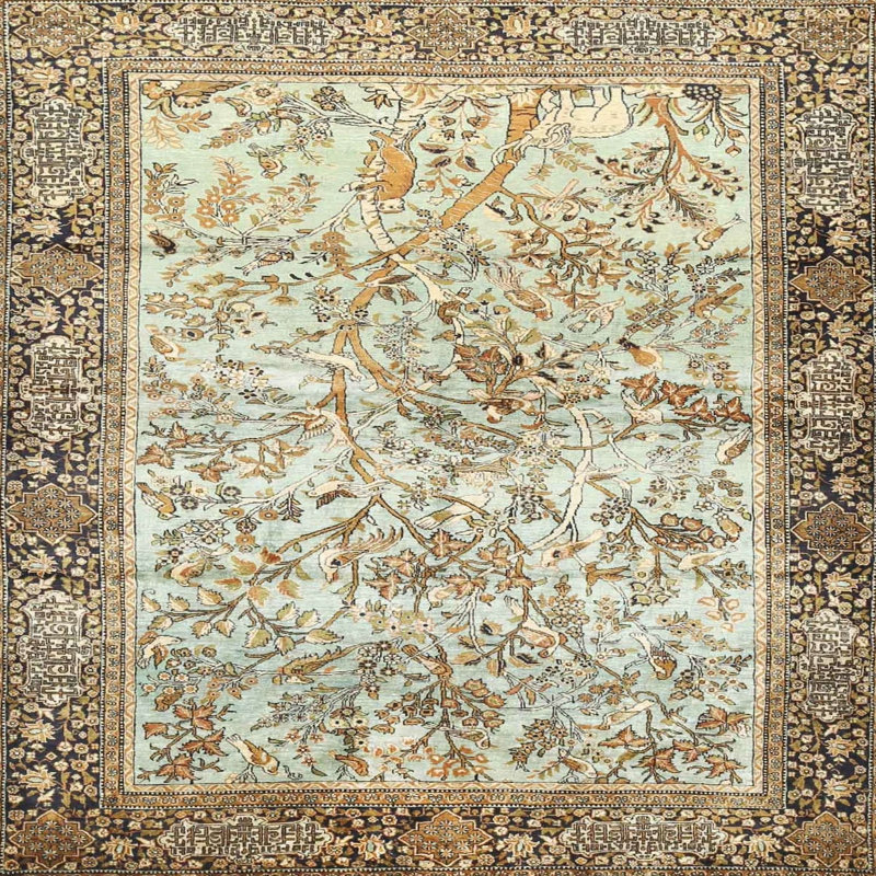 Oriental Indoor Rug, Square 7'