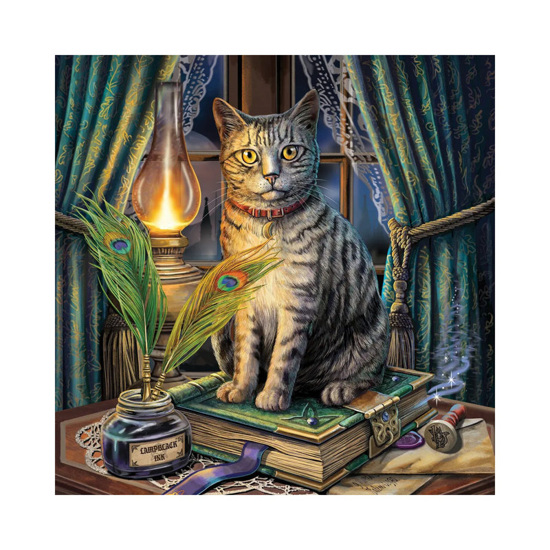 Book Of Shadows by Lisa Parker - Wrapped Canvas Painting, 30.48 cm H x 30.48 cm W