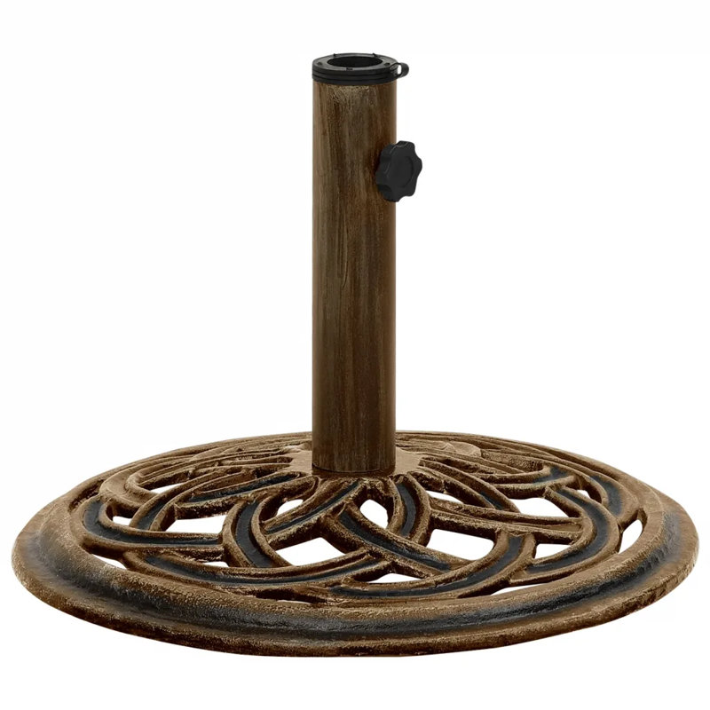 Guglielmo 9.15 kg Cast Iron Umbrella Base, Bronze