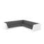 Canapé modulaire d'extérieur en forme de U avec coussins de 119,25 po Pixel-102743569-102743574