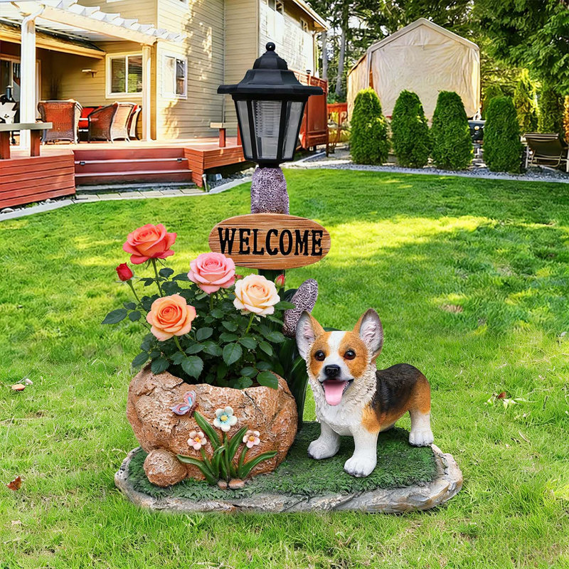 Jardinière Corgi Dog