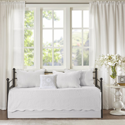 Tuscany Reversible Scalloped Edge 6 Piece Daybed Cover Set