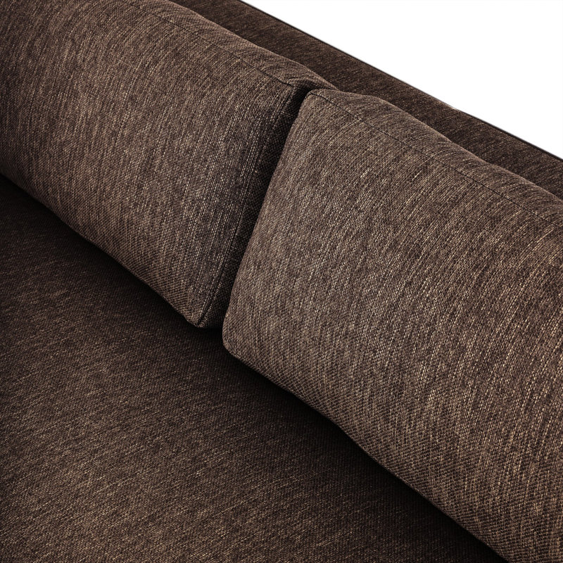 Joette Outdoor Sofa-104"-Washed Brown-FSC, Stained Saddle Brown, Ellor Brown
