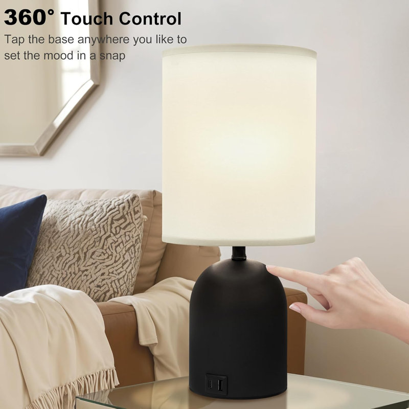 Bedside Dimmable Touch Table Lamp