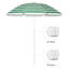 Immanuel 160cm Beach Parasol-50484510