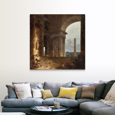 Obélisque - reproduction sur toile