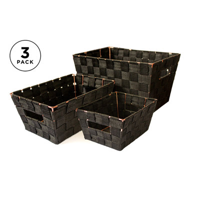 Rebrilliant COTTON WOVEN Fabric Basket