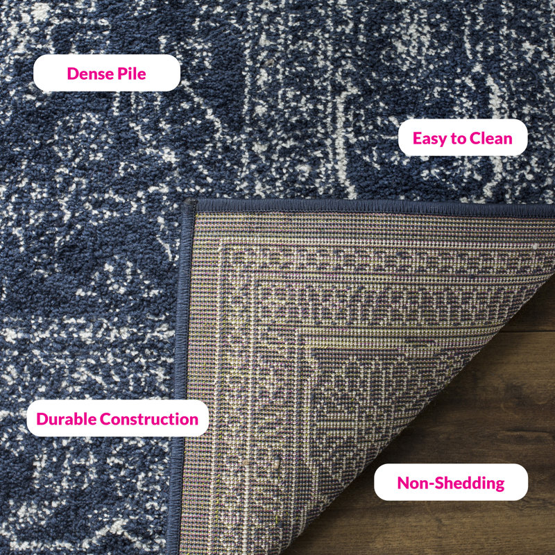 Olius Performance Oriental Rug, Rectangle 5'1" x 7'6"