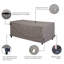 Couvre-foyer robuste Garrison avec garantie de 3 ans-73579454