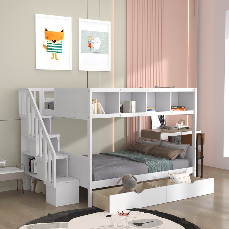 Lit pour enfants Austino, Blanc