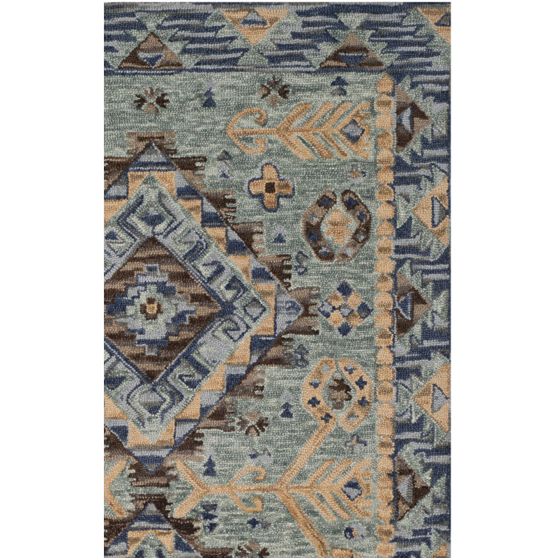 Tapis en laine touffeté à la main Deyoung, Carré 3 pi