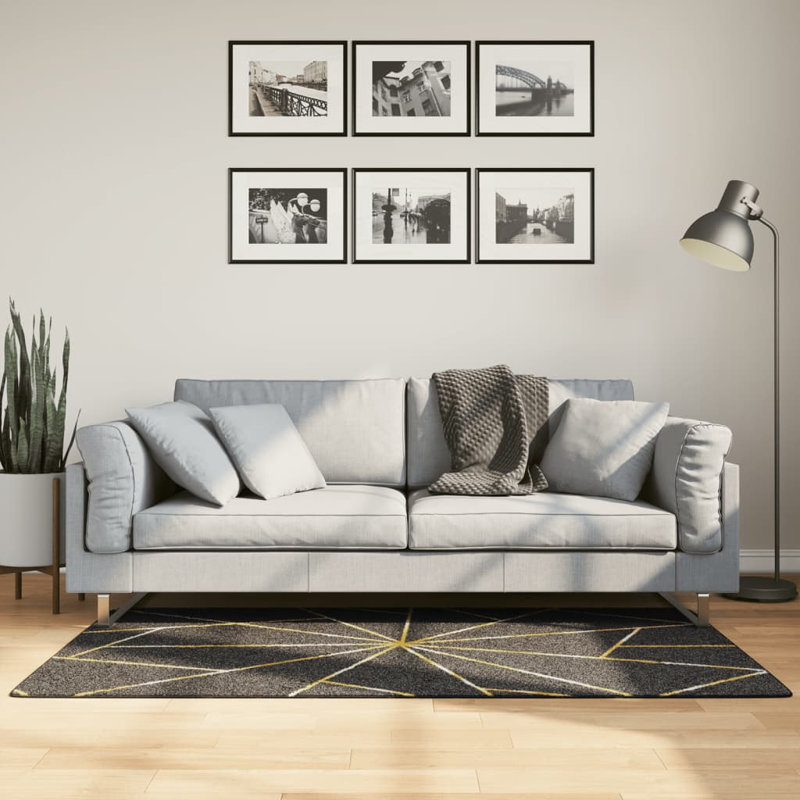 Haraldur Abstract Area Rug, Rectangle 80 x 150cm