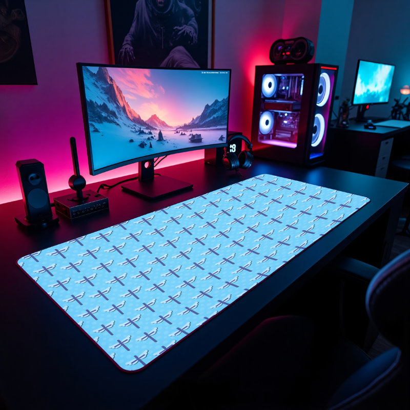 Polyester Desk Pad, 23.6x13.8