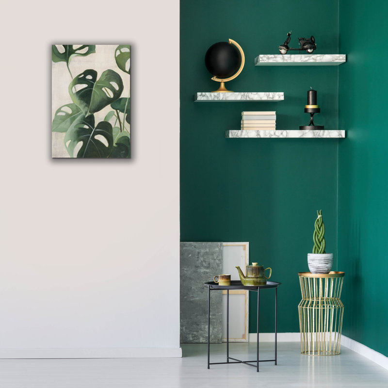 Toile épique Graffiti «Tropical Study 4 C» par Julia Purinton, 12 po x 18 po, H 26 po x l 18 po x P 0,75 po