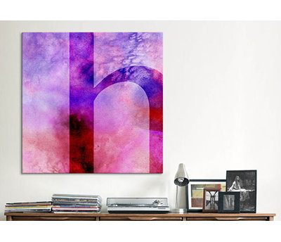 Art textuel sur toile