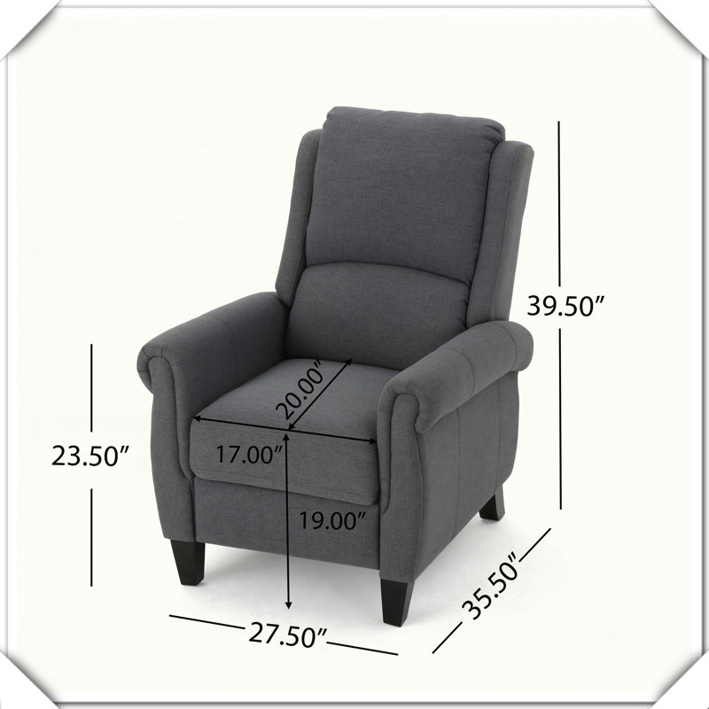 Fauteuil poussoir inclinable Pratique Confortable Élégant Durable Polyvalent Support fonctionnel Réglable