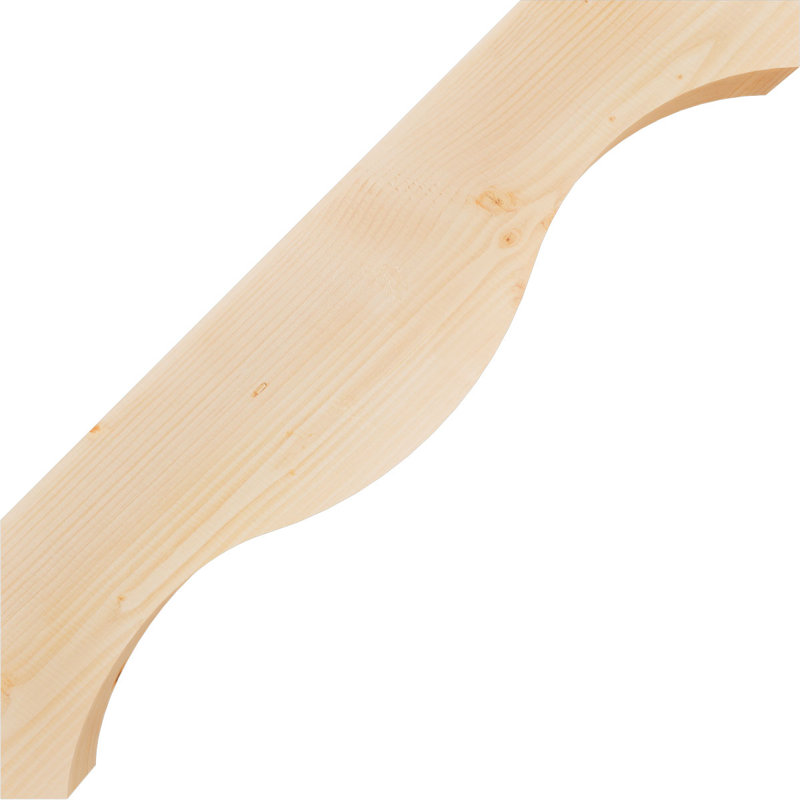 Attelle de genou Funston, Sapin de Douglas, Lisse, H 36 po x l 3,5 po x P 36 po
