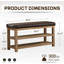 Banc de rangement Mid-Century