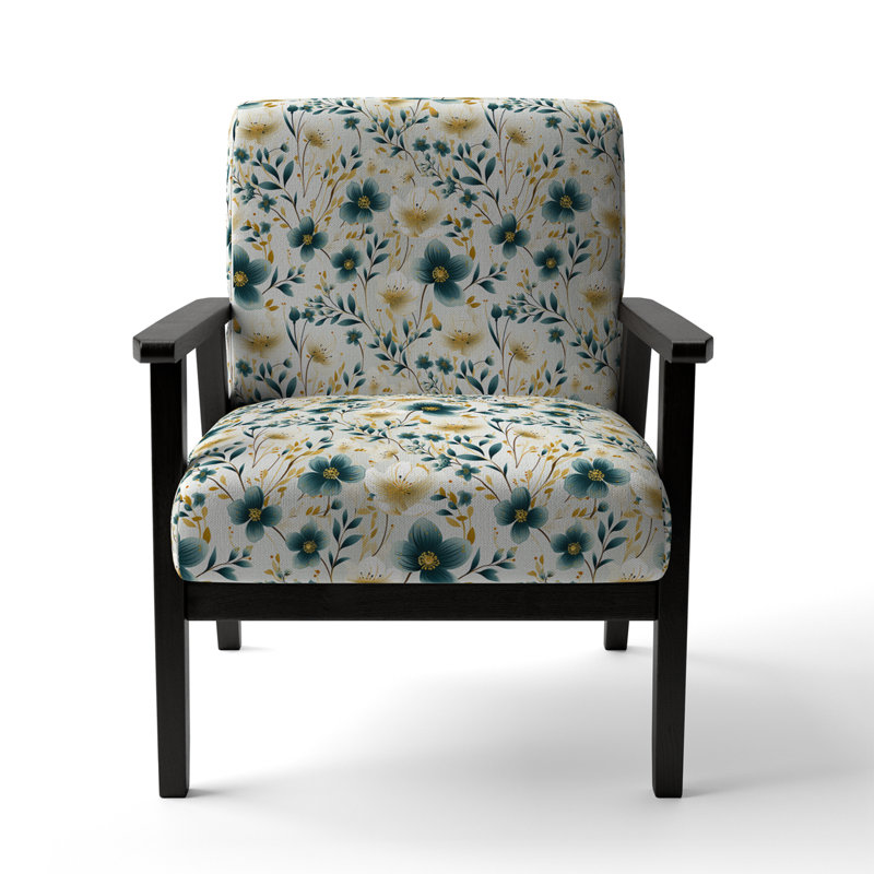 Chaise d'appoint rembourrée Dreamy Garden Minimalist Flower