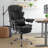 Mavery 500LBS Executive Chair with Headrest Footrest Lumbar Pillow-989619574