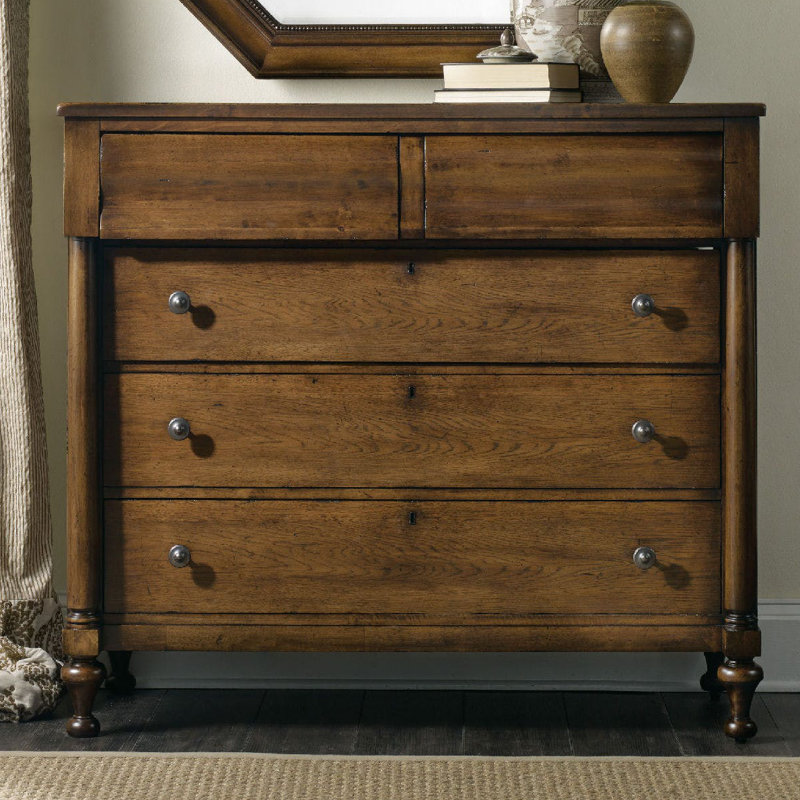 Archivist 50'' W 5 - Drawer Dresser, Brown