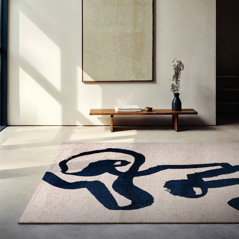 Sea Ink Jacquard Recycled P.E.T Blue Indoor / Outdoor Rug, Rectangle 235 x 340 cm
