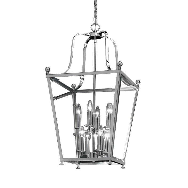 Giono 12 - Light Lantern Pendant, Chrome