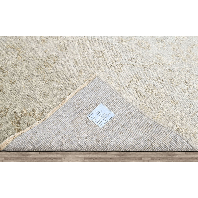 Tapis transitionnel gris Oushak 8 x 10