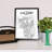 « calgary city map », reproduction d’impression sur affiche en tons-31734200