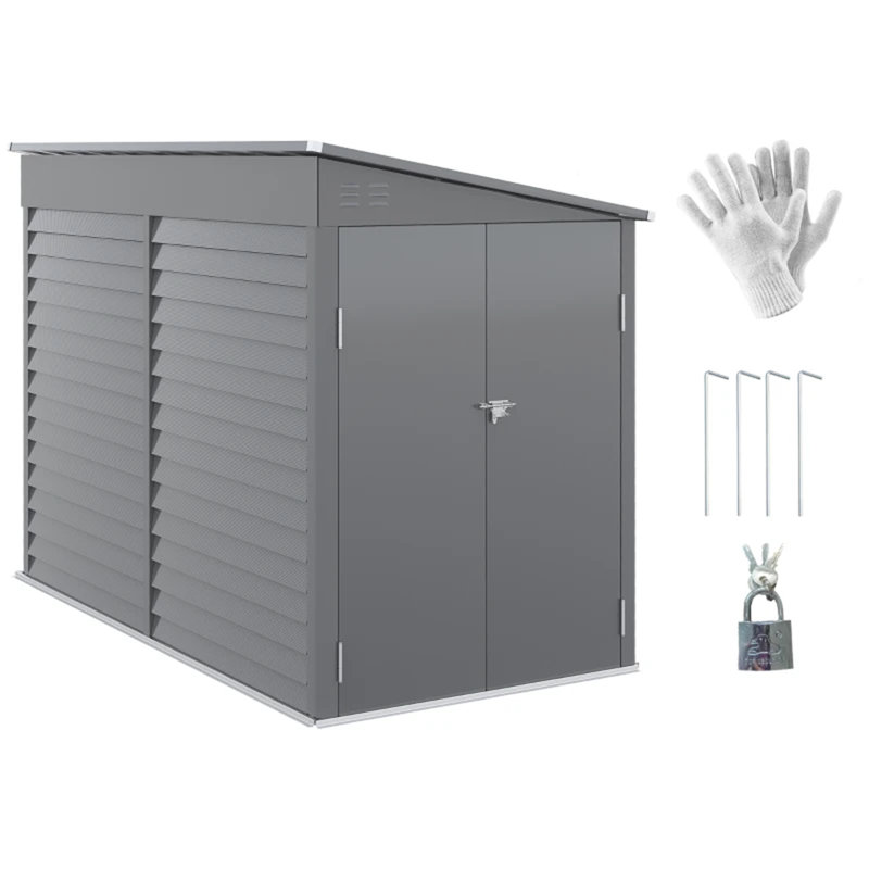Lean to Metal Shed,Garden Shed