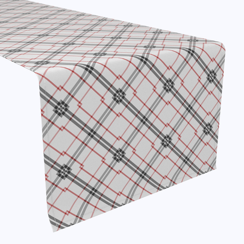 Plaid Table Runner, 108" x 14"