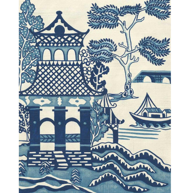 «Lark Manor ™ Zarris, Chariklia, reproduction d'art sur toile tendue: Willow Landscape I, H 35 po x l 28 po
