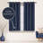 Total Blackout Composited Thermal Insulated Grommet Curtain Panels (Set Of 2)-512963379-512963380
