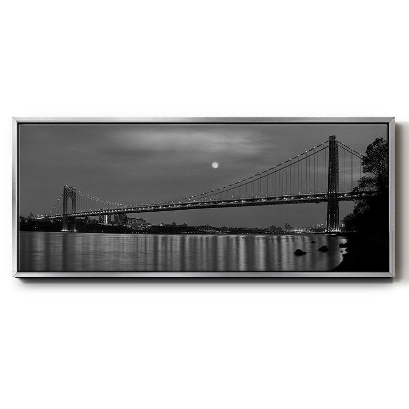Pont George Washington - toile encadrée, H 20 po x l 50 po