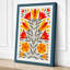 Symmetrical Study Botanical 1 Piece Wrapped Canvas Wall Art-1702156193-1702156202