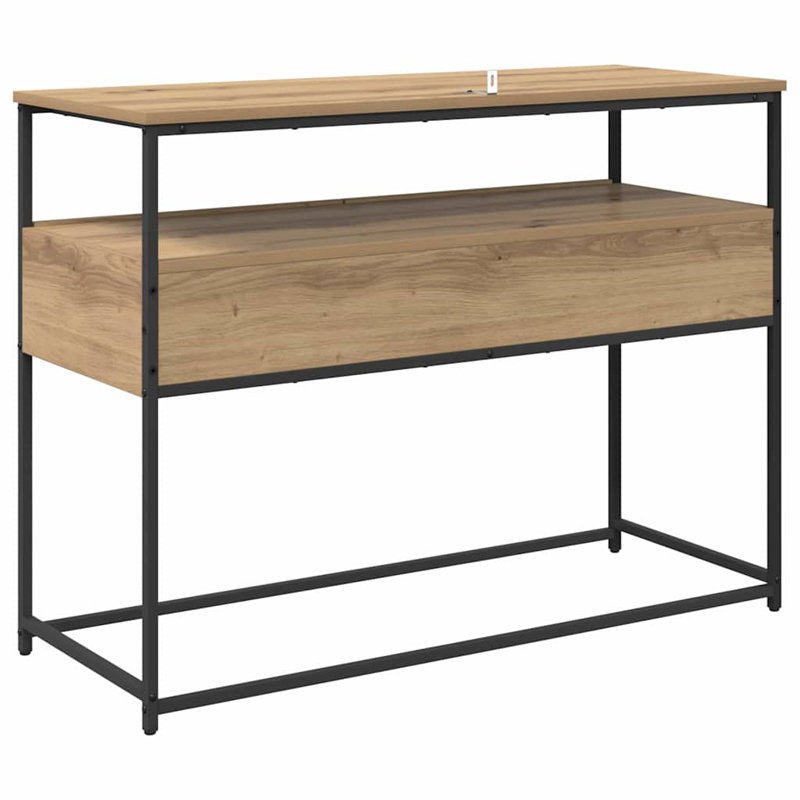 100cm Console Table, Artisan Oak
