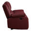 Fauteuil inclinable berçant synthétique en cuir synthétique Zuriel