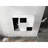 12" Bathroom Side Cabinet,3-Soft Close Doors,Float Mounting Design,12*3(KD-Packing)-1460816954-1460816933