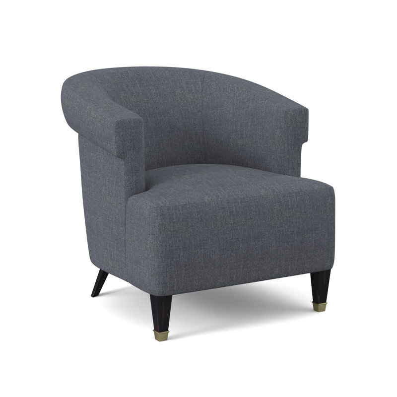 Fauteuil large de 30,5 po Madame, Port d'Élise, Ébène vintage