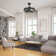 18" Rattan Caged Ceiling Fan with Light Kit and Remote