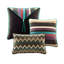 Microfiber Quilt , Reversible Design, Charming Zig Zag And Stripe Motifs In Purple Teal Earth Tones, Full/queen Size Bed Throw Pillow Microfiber, Gorgeous Stripes