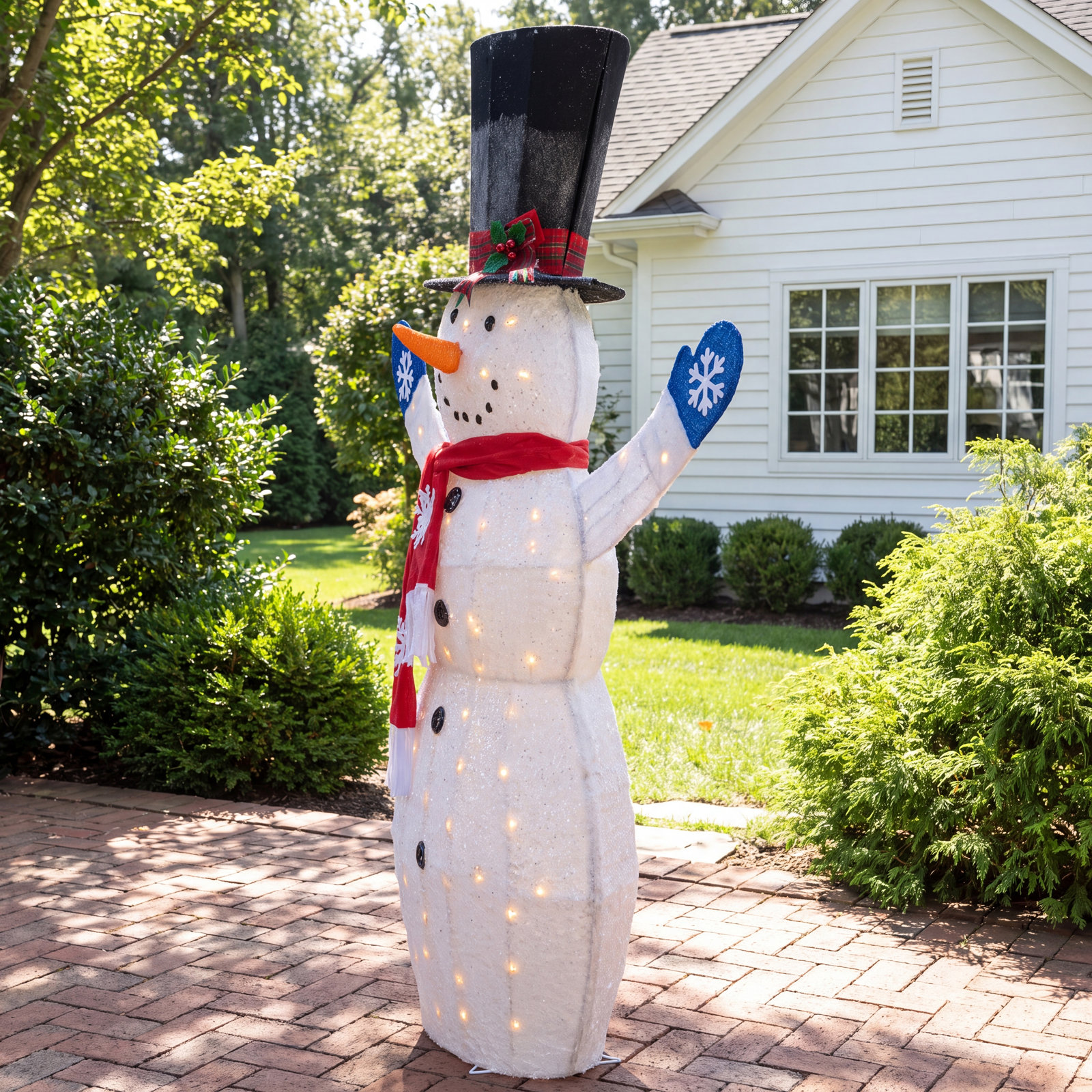 The Holiday Aisle® 6' Lighted Snowman