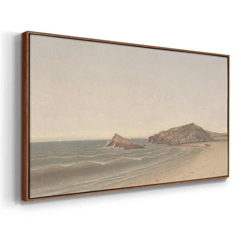 Paysage, série DC DCXVI, toile tendue avec châssis, prête à être accrochée, H 21 po x l 41 po, Noyer